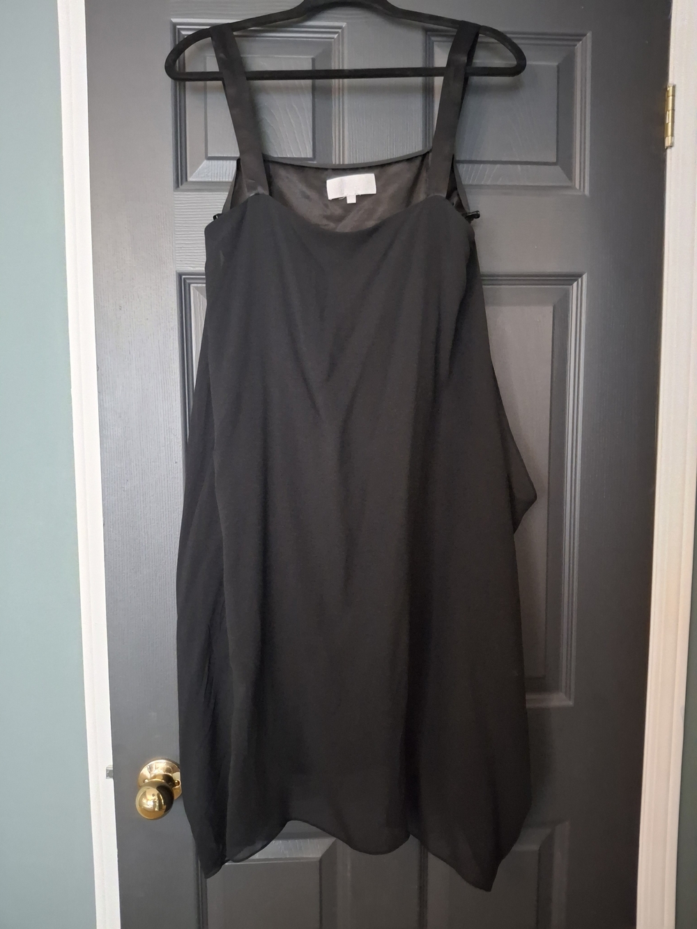 Black Sleeveless A-Line Dress